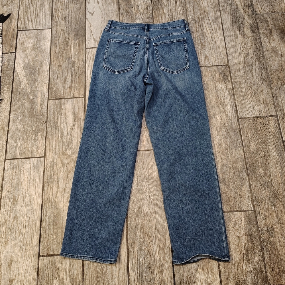 Old Navy Wow Loose Wide Leg High Rise Denim Jeans - Picture 6 of 11